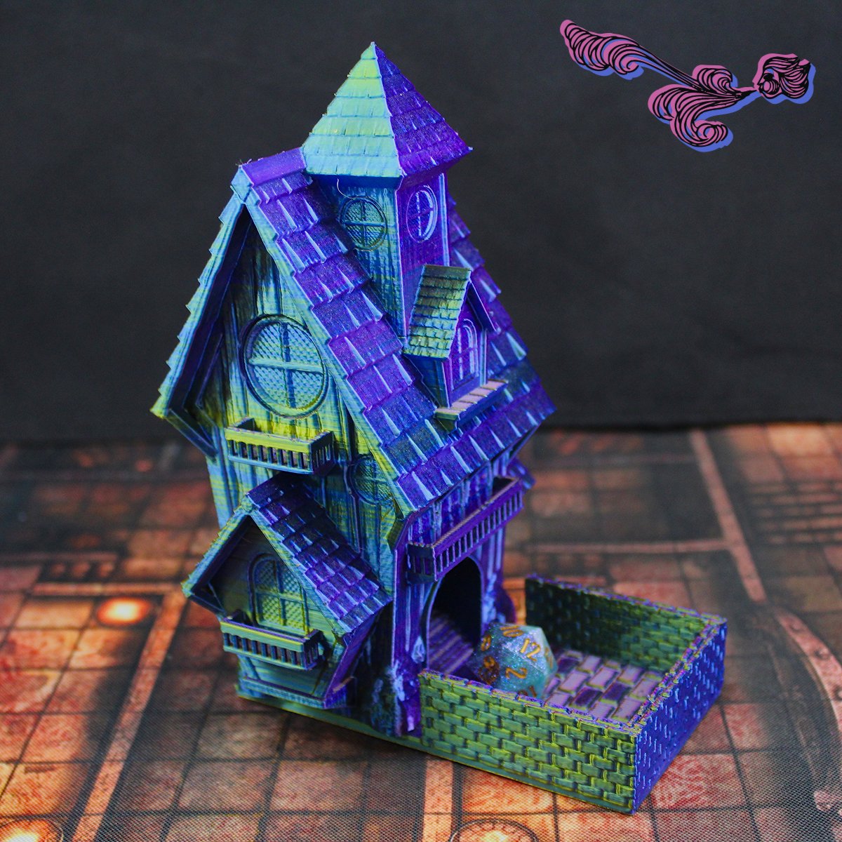 Mini torre de dados: Taberna 1