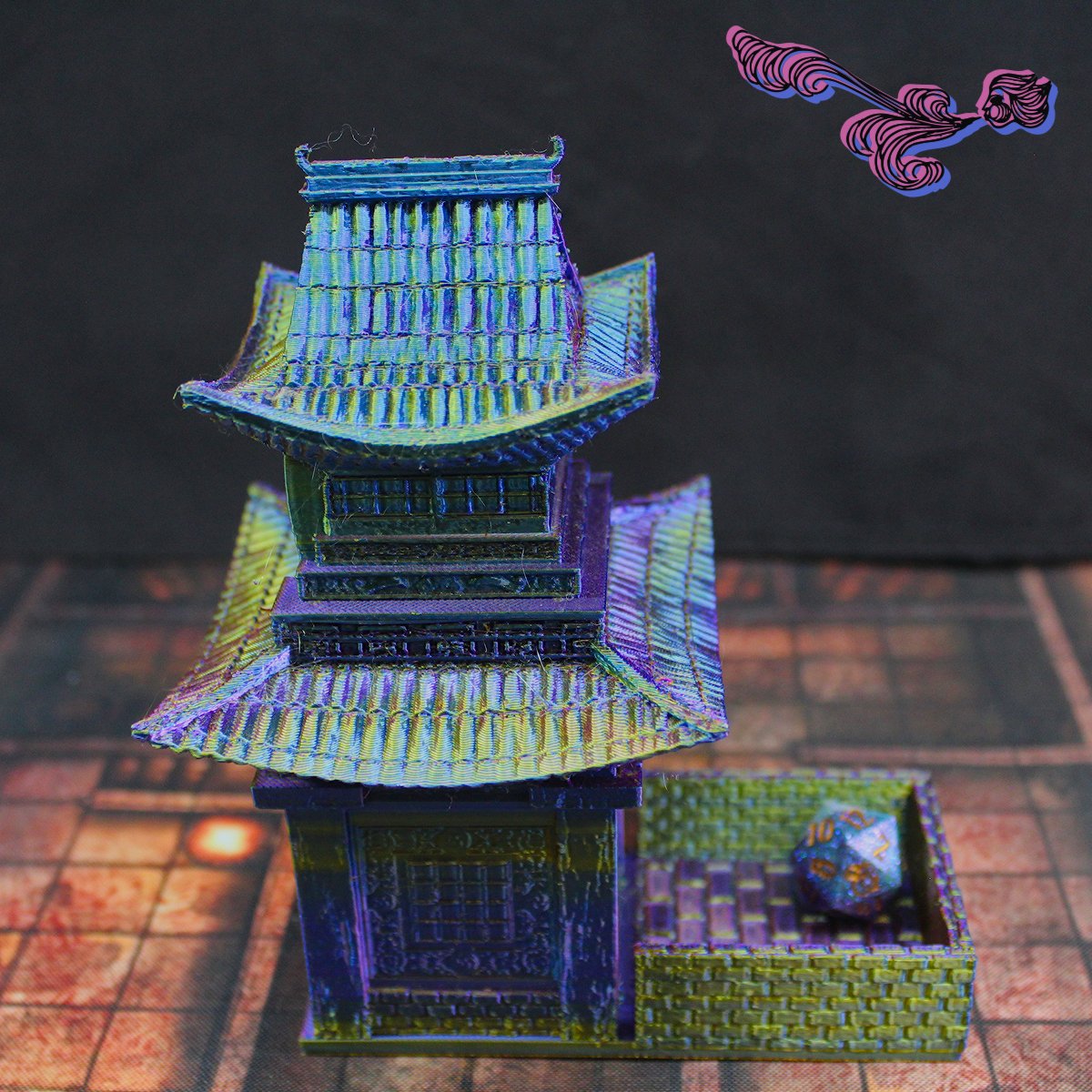 Mini torre de dados: Shogun 4