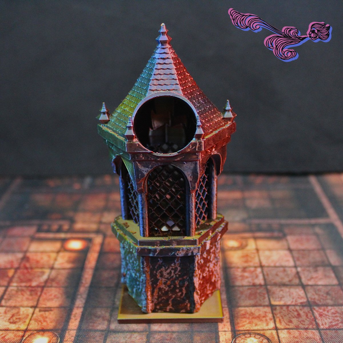 Mini torre de dados: Pozo antiguo 3