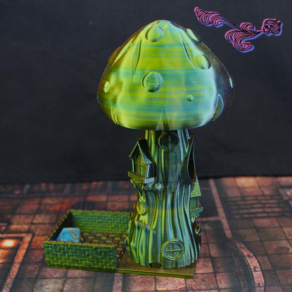 Mini torre de dados: Mansión hongo 4