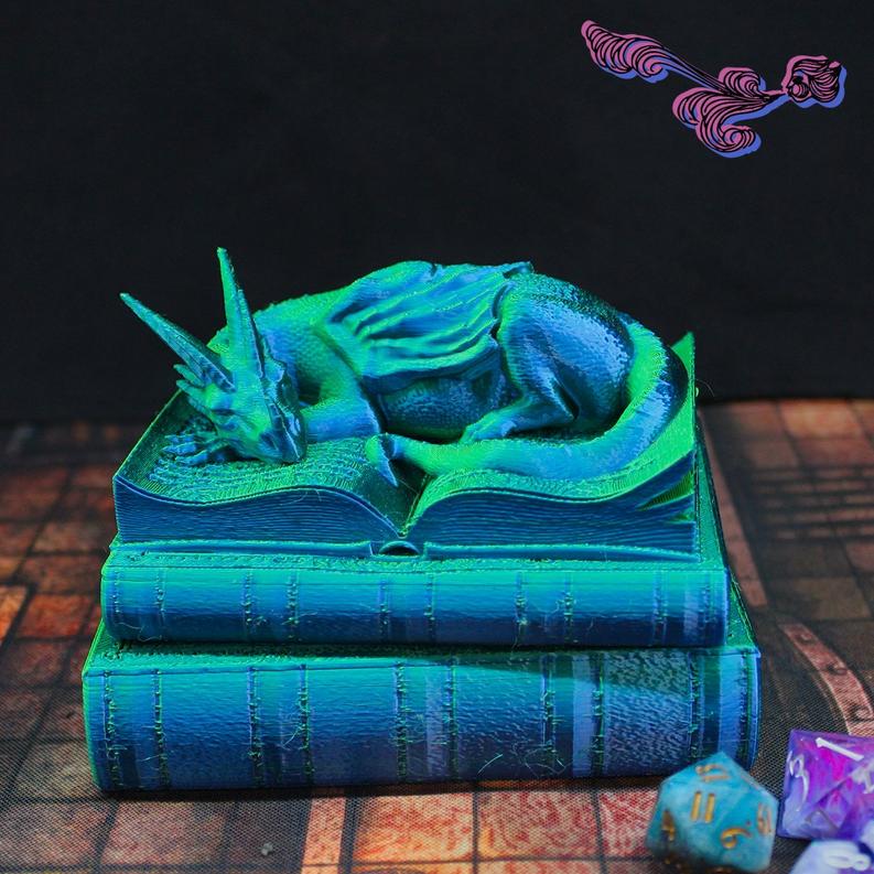 Caja de dados: Dragón de libros 1