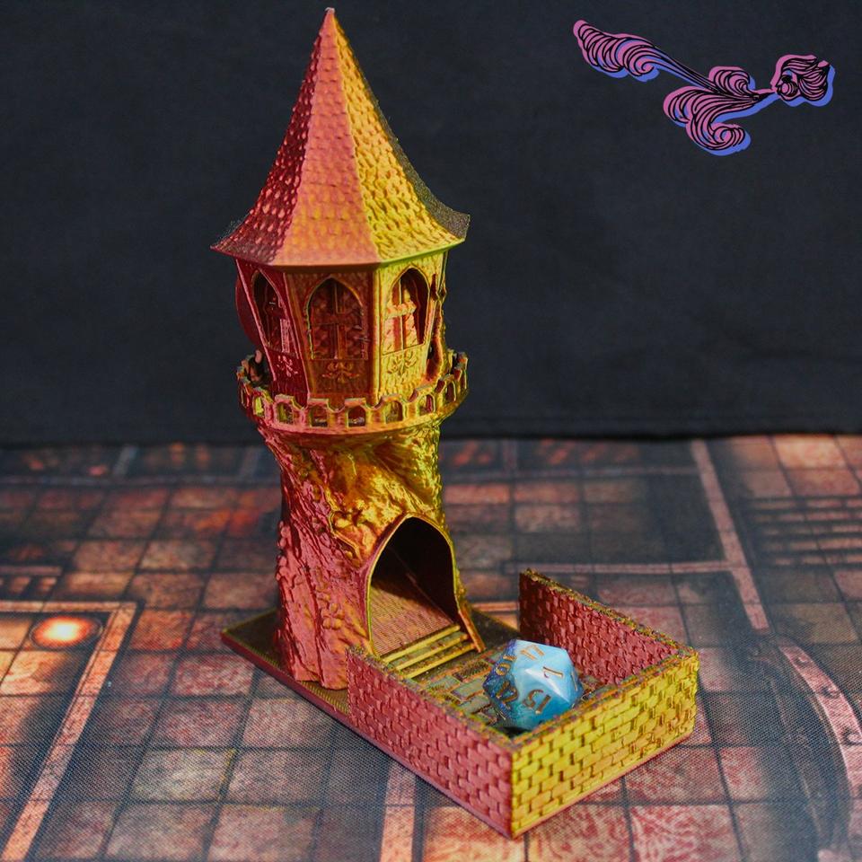 Mini torre de dados: Casa del árbol 1