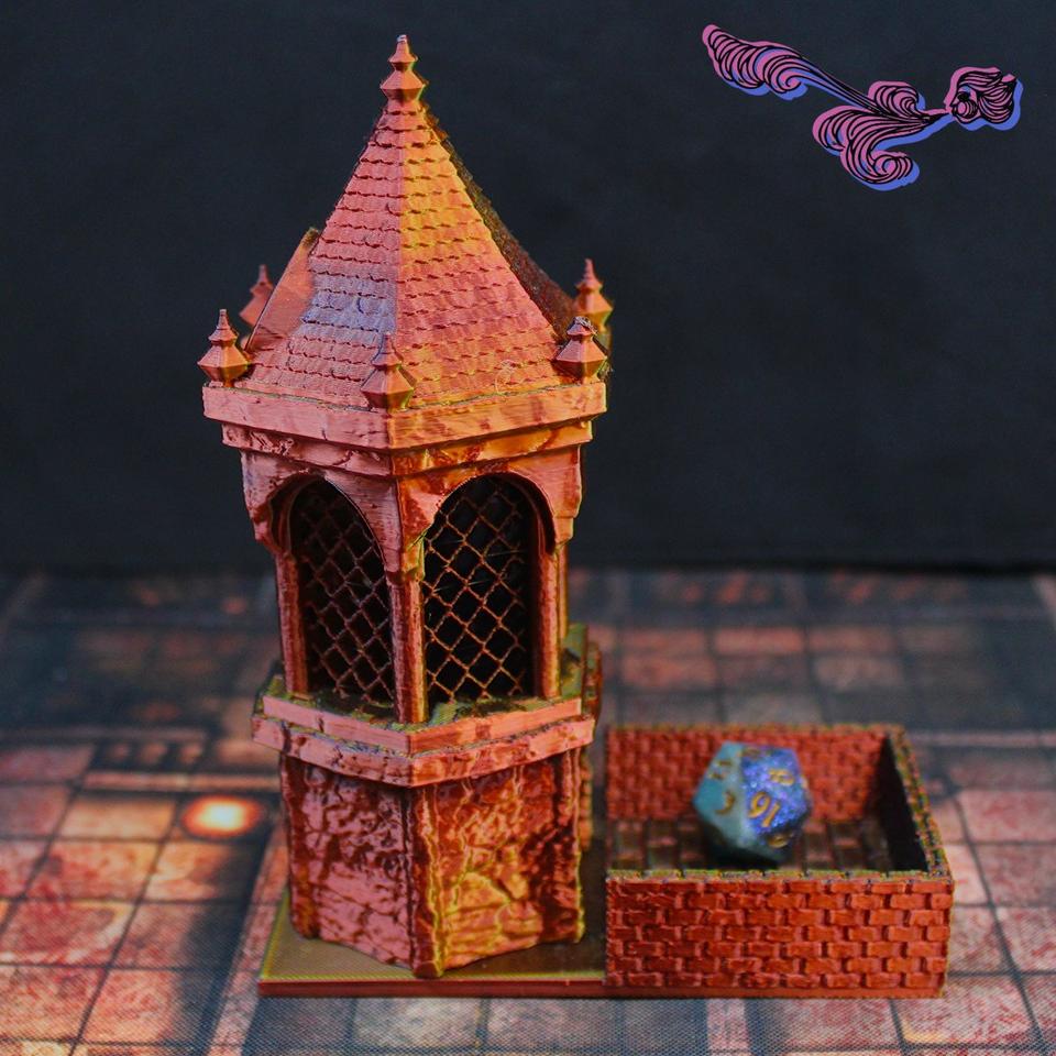 Mini torre de dados: Pozo antiguo 4