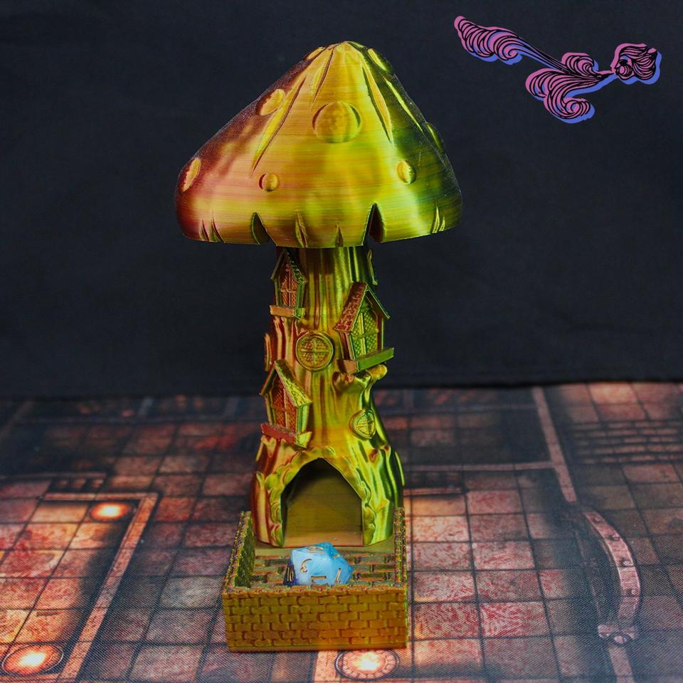 Mini torre de dados: Mansión hongo 2